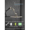 5 Inch Adjustable Shower Head Extension Arm With Locking Set