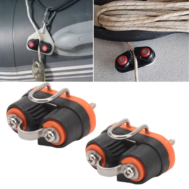2PCS Cam Cleat Ball Bearing Marine Boat Fast Entry Rope