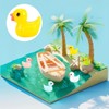 Ducks Mini Animal Figures, Pack of 100 Mini Resin Ducks,