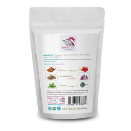 SWAN LIFE EESENTIALS hibiscus tea for lungs - LUNG SUPPORT TEA - respiratory support formula - 1 Pks
