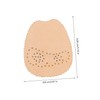 SUPVOX 2pairs Girls Forefoot Pads Nonslip Leather Half Pads Comfortable