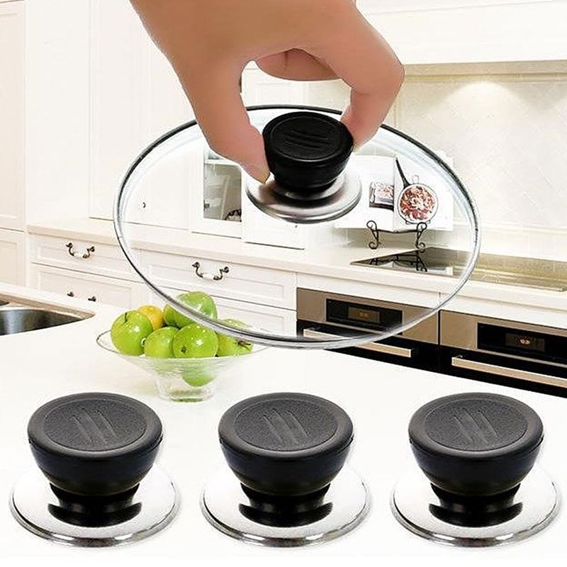 2 Pcs Pot Lid Knobs Universal Replacement Pan Lid Cover