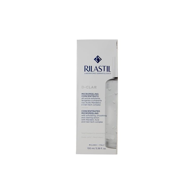 Rilastil D-Clar - Micropeeling Concentrado Facial, Exfoliante, Suavizante y Aclarante