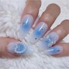 Blue Cheek Handmade Nail Tips - Ballerina / 블루치크 수제네일팁