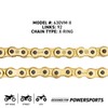 NICHE Gold 630 X-Ring Chain 92 Links With Connecting Master