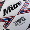 Mitre Unisex-Adult Impel Futsal 24 Football, White/Black/Bib Red, 4
