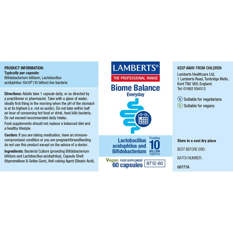Lamberts Biome Balance Everyday – 10 Billion CFU – with