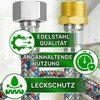 Flexible Water Connection Hose Length 50 cm Diameter 13 mm