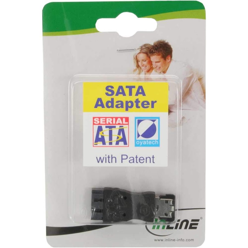 InLine 27502 eSATA Male to SATA Female Adapter