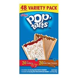 Kellogg's Pop Tarts Strawberry and Brown Sugar Variety Pack, 48 ct.