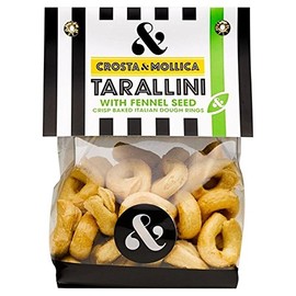 Crosta & Mollica Tarallini with Fennel Seeds 180g - Pack of 2