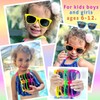 Boolavard Kids Nerd Glasses Clear Lens Geek Fake Glasses for