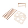 Pet Chicken Wood Stand Hand Made Small Chicken Roost Rack