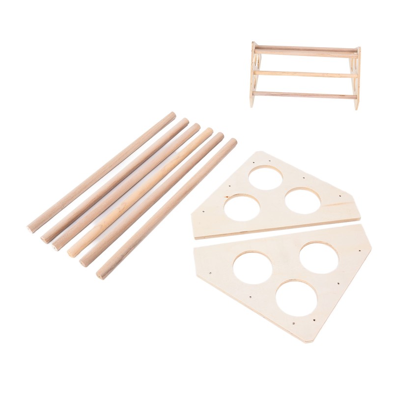 Pet Chicken Wood Stand Hand Made Small Chicken Roost Rack