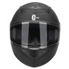 Full Face Motorcycle Helmet for Adults with DOT Approved, Black