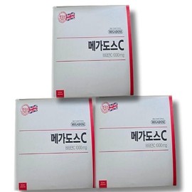 Goryeo Eundan Korea Eundan Megadose C Vitamin C 1000mg / 고려은단 메가도스C 비타민C 1000mg X 180포 3박스