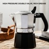 100ml Moka Pot Double Valve High Pressure Black Lower Pot