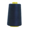 Mandala Crafts 4 Pack of Serger Threads Navy Blue Threads
