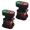 Antrader AC 600V 10A ON/Off Start Stop Momentary Push Button