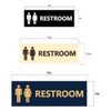 Signs ByLITA Basic - Letrero unisex para baño (azul) -