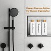 GMISUN Shampoo and Conditioner Dispenser, Refillable White Shampoo and Conditioner