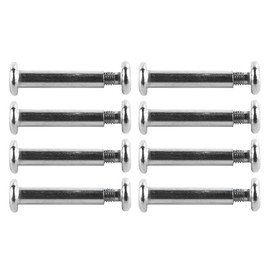 VOANZO Nut Round Head Screws Iron Skate Wheel Bolt Set Skate Shoes Accessories Inline Roller Axles Bolts Nuts for Roller Skates 30x6mm