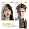 Hair Dye Shampoo 350ML (Dark Brown)