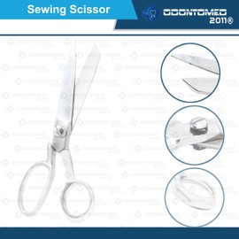 ODONTOMED2011 ODM 1 Pc Tailor Tailoring Dress Sewing Heavy Duty Scissors 7" Sliver