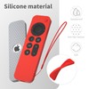 Compatible with Apple TV 4K Siri Remote 2021 Silicone Cover,