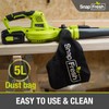 SnapFresh Leaf Vacuum, 2-in-1 Cordless Blower & Vacuum with 4.0Ah