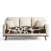 Annejudy Cow Hide Print Couch Cover Sofa Covers for Cushion
