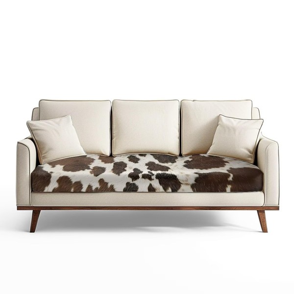 Annejudy Cow Hide Print Couch Cover Sofa Covers for Cushion