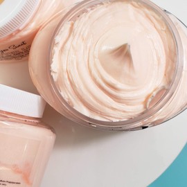 Orange Citrus Body Butter. Handmade Natural Body Cream. Scented Punny Whipped Lotion