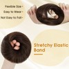 MY-LADY Hairpiece with Elastic Band, Bun Hairpiece, Hair Scrunchie with
