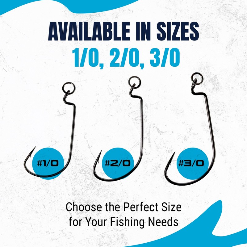 Reaction Tackle EEC Curling Hook - #1/0 Hook