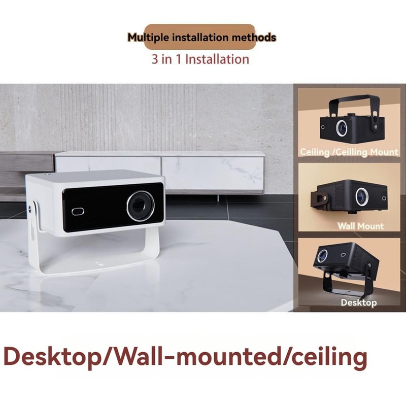 Snblzhef Projector Bracket Rotating Projector Bracket Universal 1/4 Screw Hole