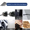 Misuyue 1.5mm HSS Metal Drill Bits, 10pcs Carbide Drilling Bit