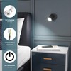 ledscom.de 2 Wall spot WAIKA, Single-Flame, with Switch, GU10, matt