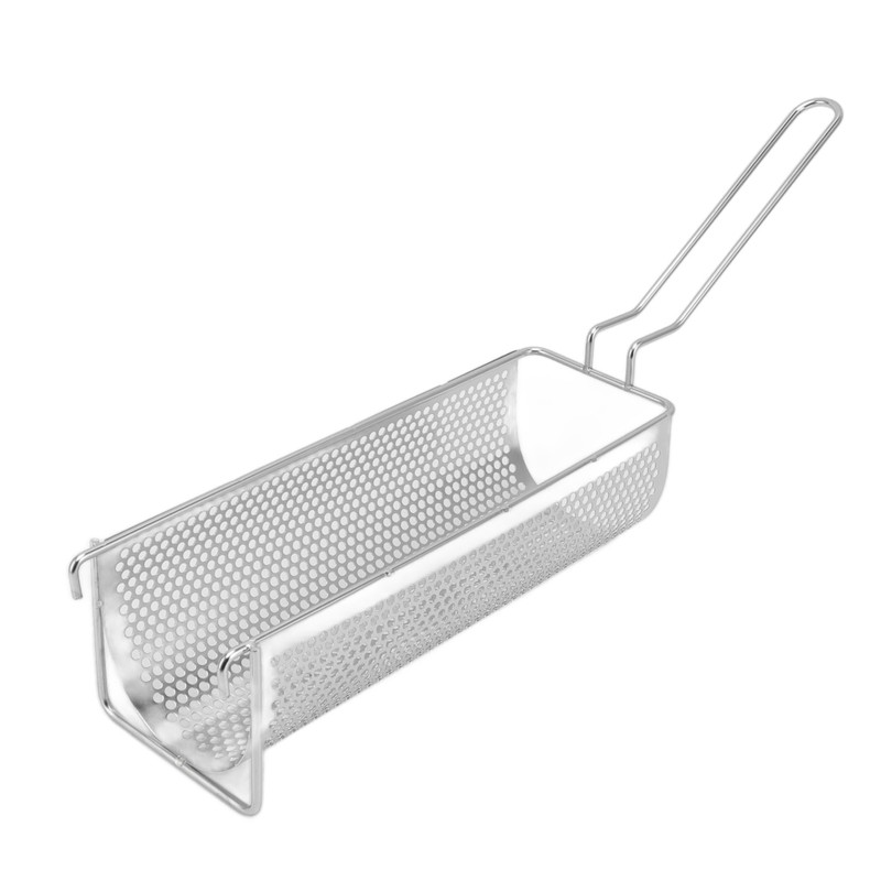 French Fries Basket 304 Stainless Steel Food Grade Thick Flexible
