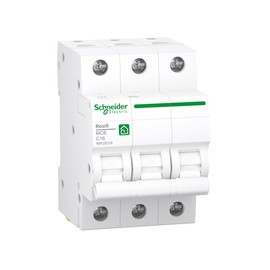 Schneider Electric R9F28316 Circuit Breaker Resi9 3P, 16A, C Characteristics, 10kA