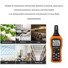 Maizoon Handheld Temperature Humidity Meter LCD Backlit Dual Display Professional