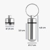 kwmobile kwmobile Key Ring Pill Cases (Pack of 2) -