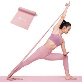 KEEP Resistance Bands for Working Out, Exercise Bands for Legs and Booty, Natural Latex Workout Bands for Women and Men, Stretch Bands for Exercise, Physical Therapy, Fitness, Pilates, 10LB, Pink