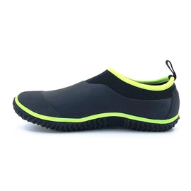SYLPHID Men's Garden Shoes Women's Rain Shoe Waterproof Neoprene Camp Booties for Camping, Lawn Care, Gardening and Yard Work, Green, Women Size 10, Men Size 9
