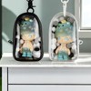 2 Pack Clear Figure Display Bag with Keychain, Portable Collectibles
