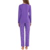 EISHOPEER Womens Pajama Set Long Sleeve Sleepwear Closed Eyes Print