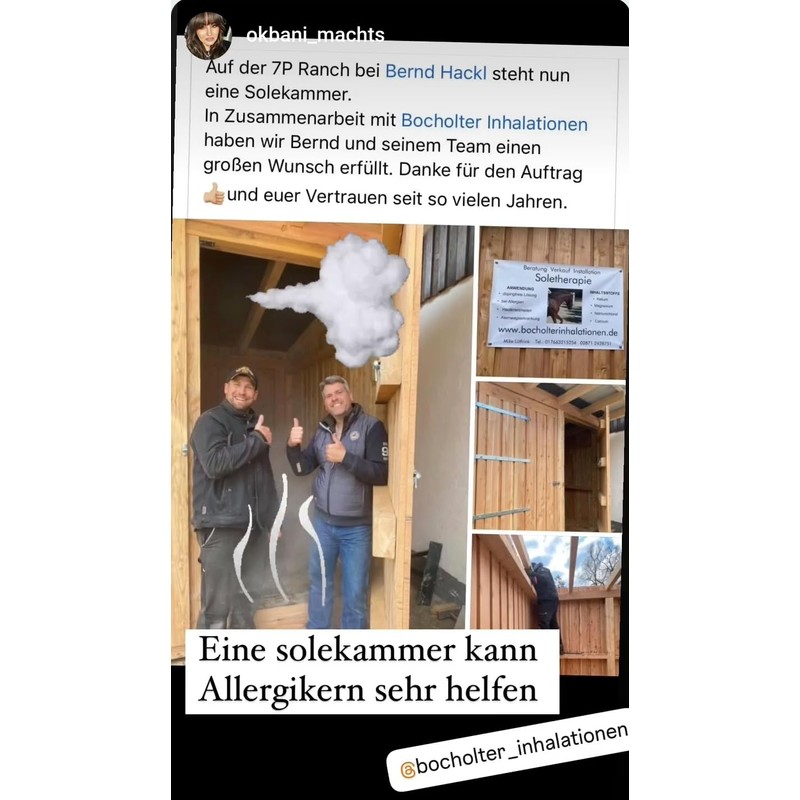 Generisch 2.5% Dead Sea Sole 1 Litre Bocholter Inhalations