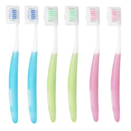 Maoerdental 6 Pack U-Shaped Orthodontic Toothbrush,Soft Bristles Braces Toothbrush for Adults Teens with Toothbrush Head Cover