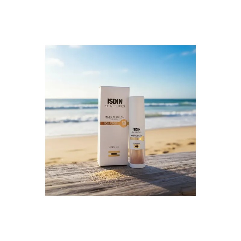 Isdin Brush Polvo Facial Mineral Powder Fps 50 De 4g