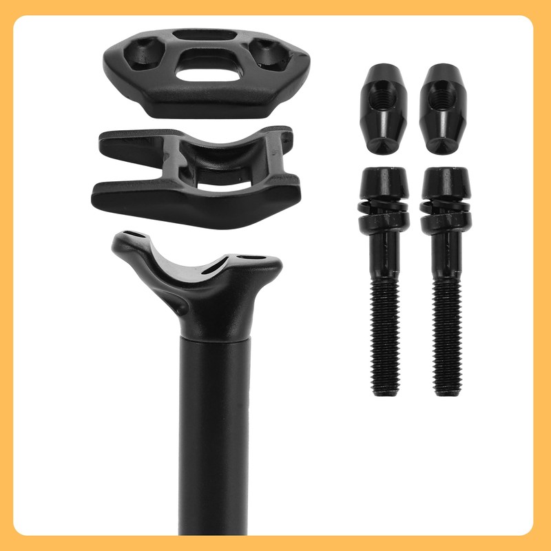 BULLSPANN Seat Post 27.2 Bicycle Saddle Post 27.2x350mm Bicycle Seatpost